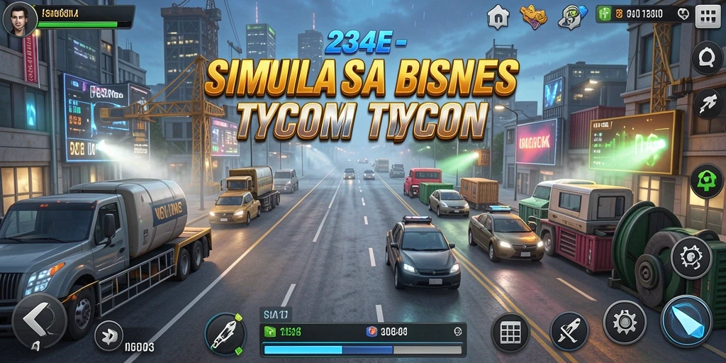 Screenshot menampilkan gameplay Tycoon yang menarik dan interaktif.