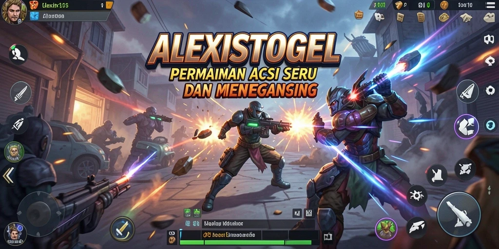 Tampilan gameplay ALEXISTOGEL yang mendebarkan dan penuh aksi.