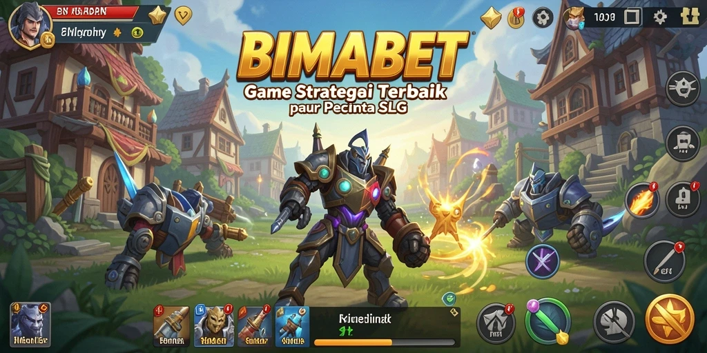 Tampilan gameplay SLG yang mendebarkan dari BIMABET.