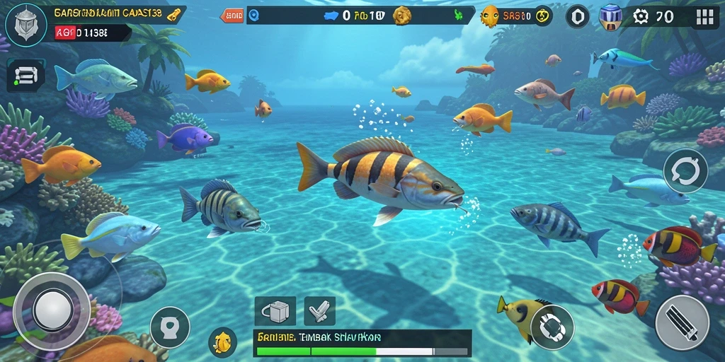 Tampilan seru saat menangkap ikan dalam CADAS138.