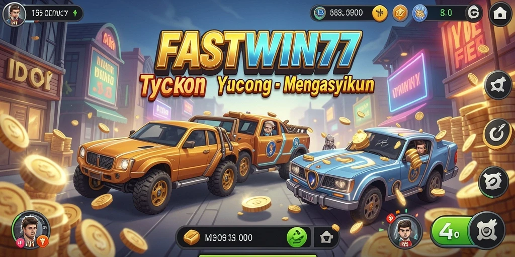 Tampilan gameplay <strong>FASTWIN77</strong> yang seru dan menantang dalam dunia Tycoon.
