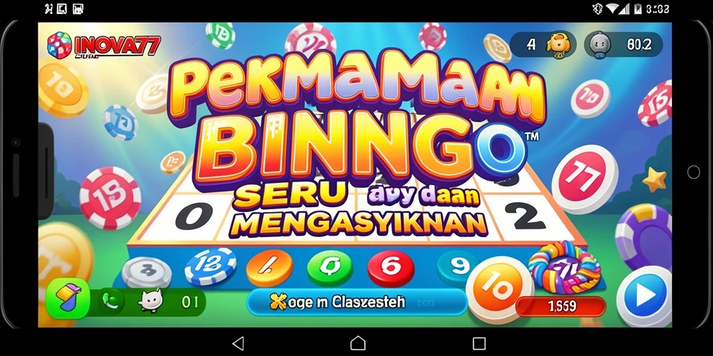 Tampilan gameplay seru bermain Bingo di INOVA77.