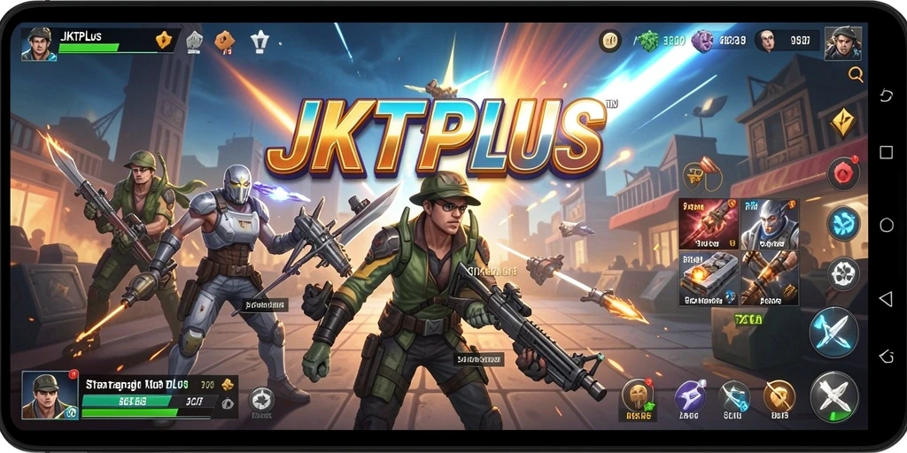 Tampilan gameplay SLG yang menarik di JKTPLUS.