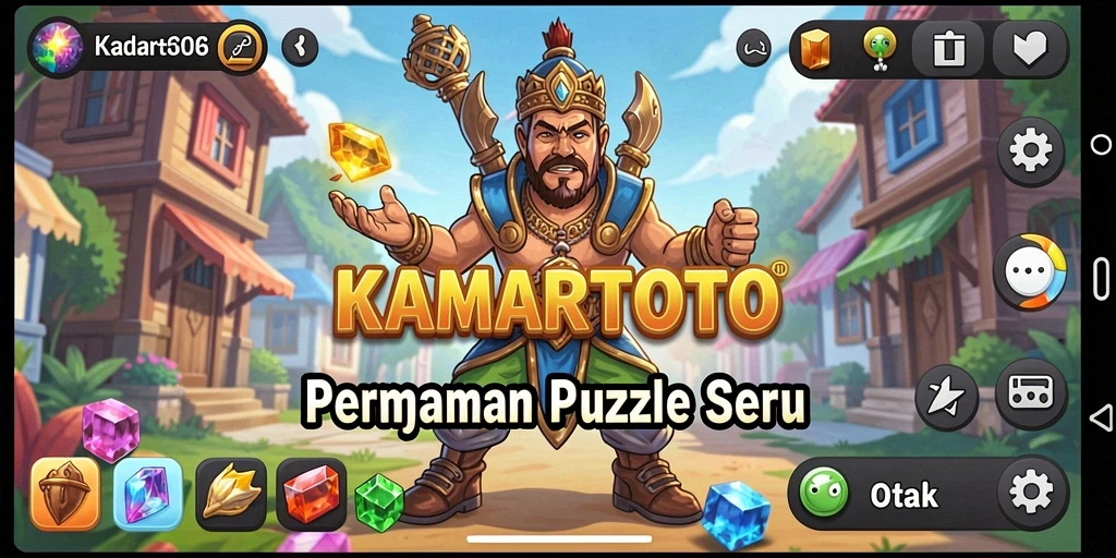 Tampilan gameplay KAMARTOTO yang menantang dan menarik.