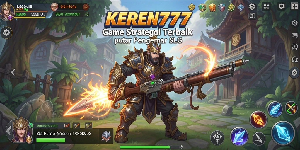 Screenshot KEREN777 menampilkan aksi seru dalam pertempuran strategi.