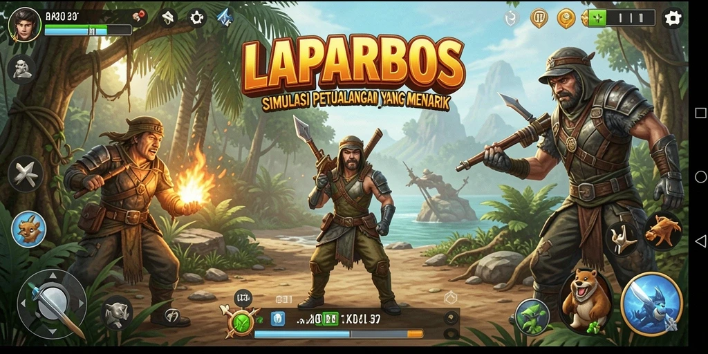 Gameplay LAPARBOS yang menarik dan penuh tantangan.