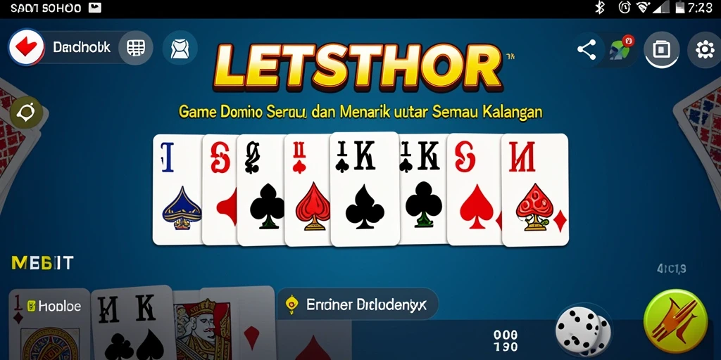 Tampilan gameplay LETSTHOR yang menarik dan seru.