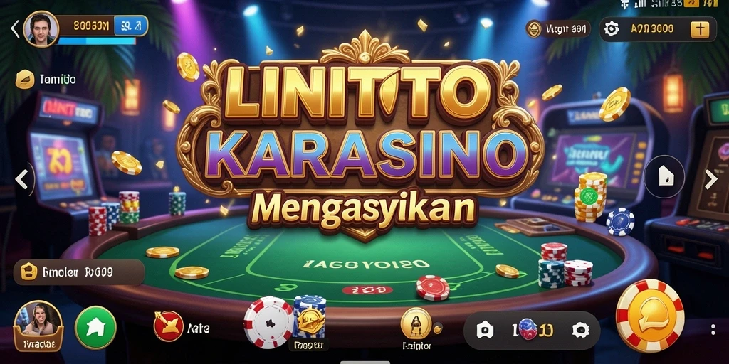 Tampilan gameplay menarik dari aplikasi Kasino LINITOTO.
