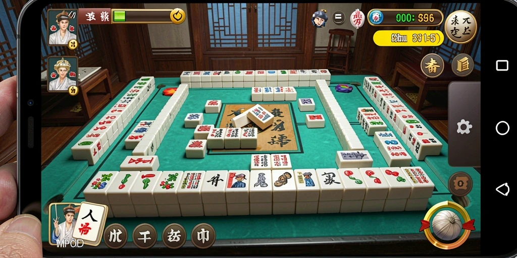 Screenshot MPOID dengan gameplay Mahjong yang menarik dan seru.