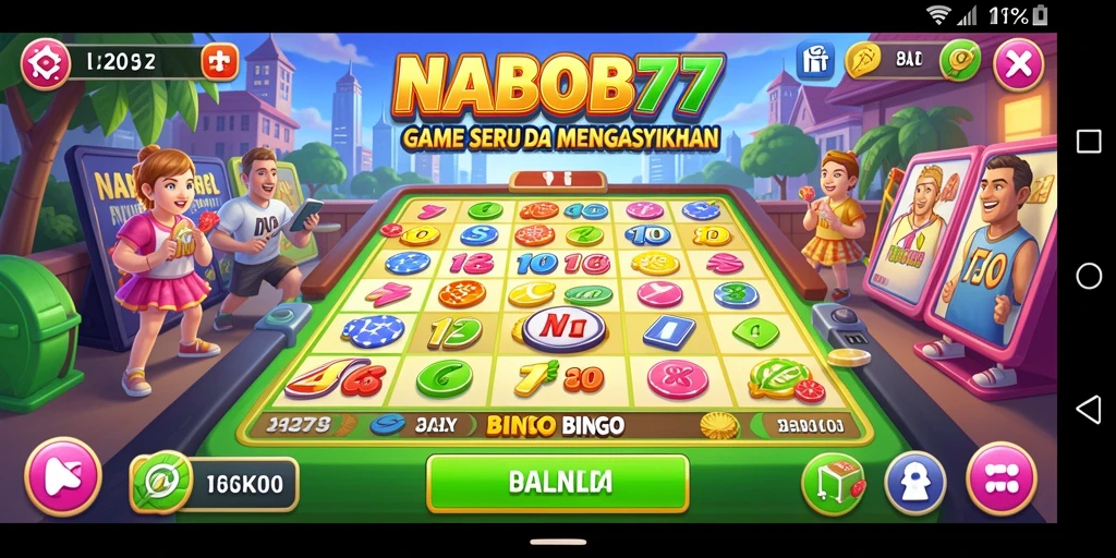 Tampilan gameplay NABOB77 yang seru dengan interaksi pemain.