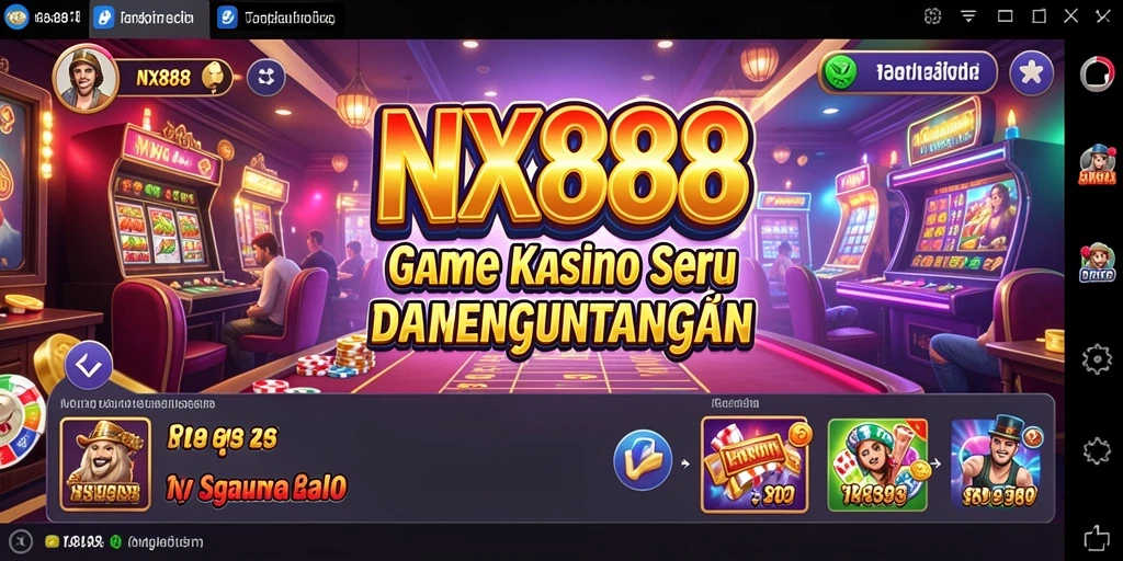 Tampilan gameplay Kasino di NX888 yang menegangkan dan menarik.