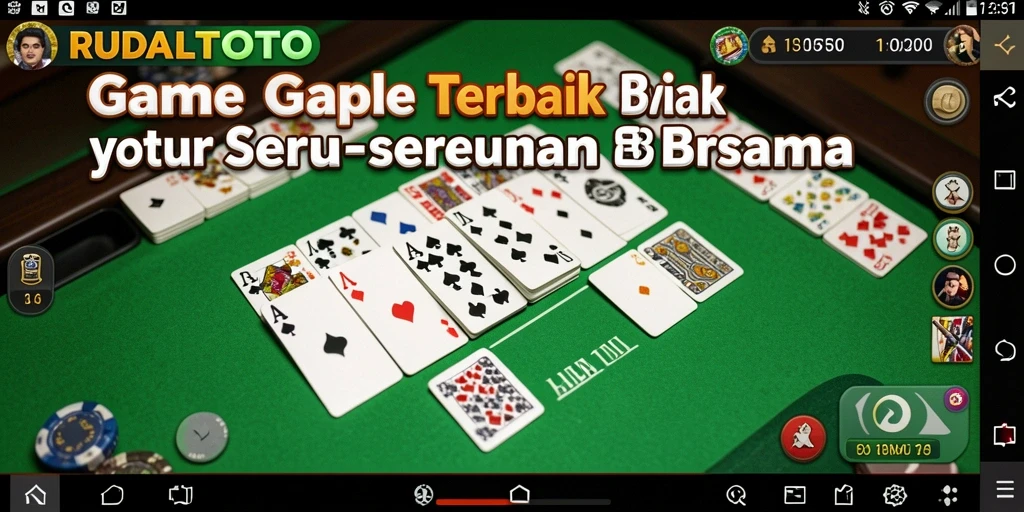 Tampilan gameplay RUDALTOTO yang seru dan interaktif.