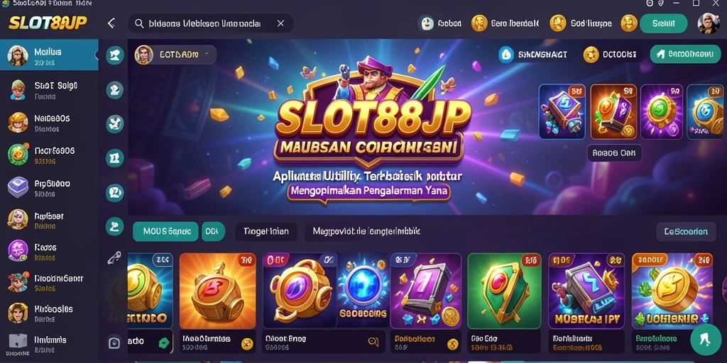 Screenshot dari antarmuka SLOT88JP yang intuitif dan fungsional.