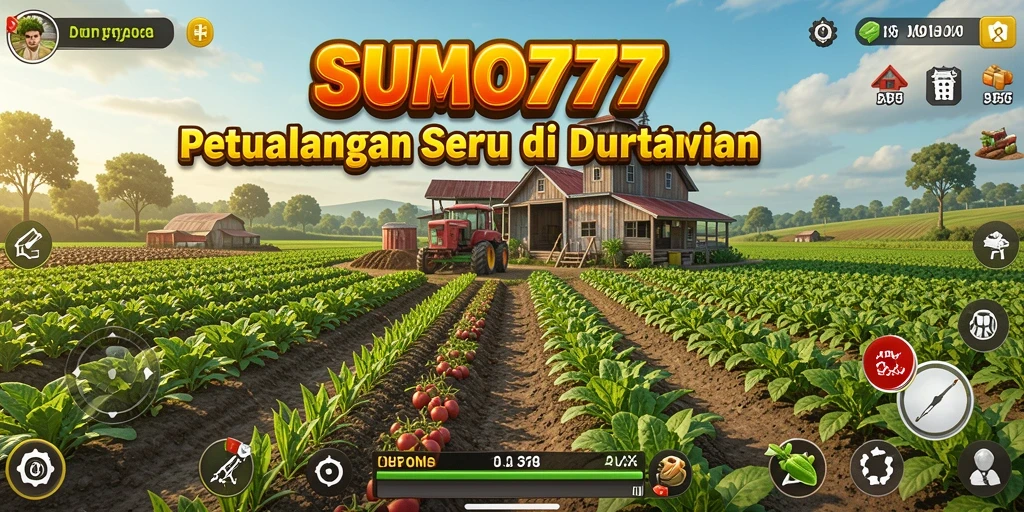 Tampilan gameplay <strong>SUMO777</strong> yang memukau di dunia pertanian.