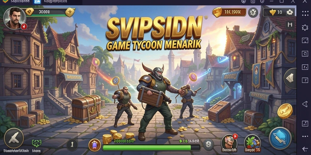 Screenshot gameplay SVIPSIDN menampilkan strategi manajerial yang seru.