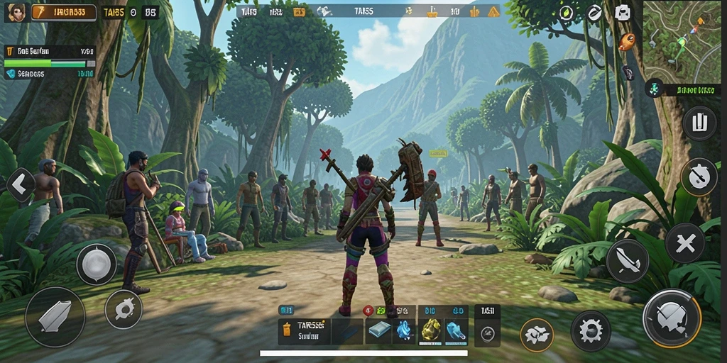 TAR555 menampilkan gameplay simulasi kehidupan yang menarik.
