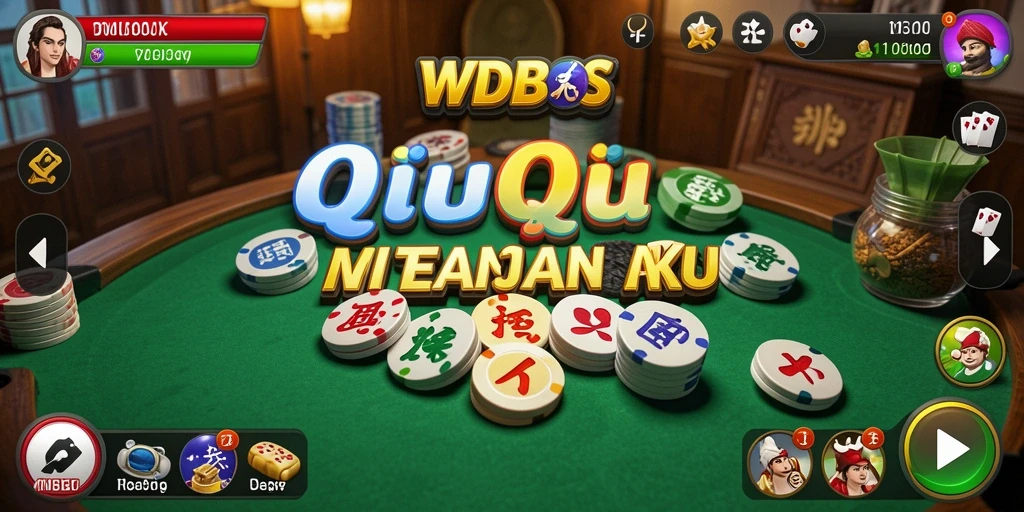 Gameplay QiuQiu yang seru dan menegangkan di WDBOS.