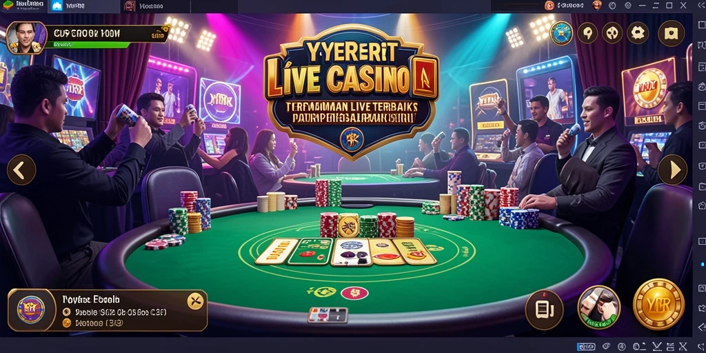 Tampilan gameplay langsung dari YYRR dengan dealer profesional.